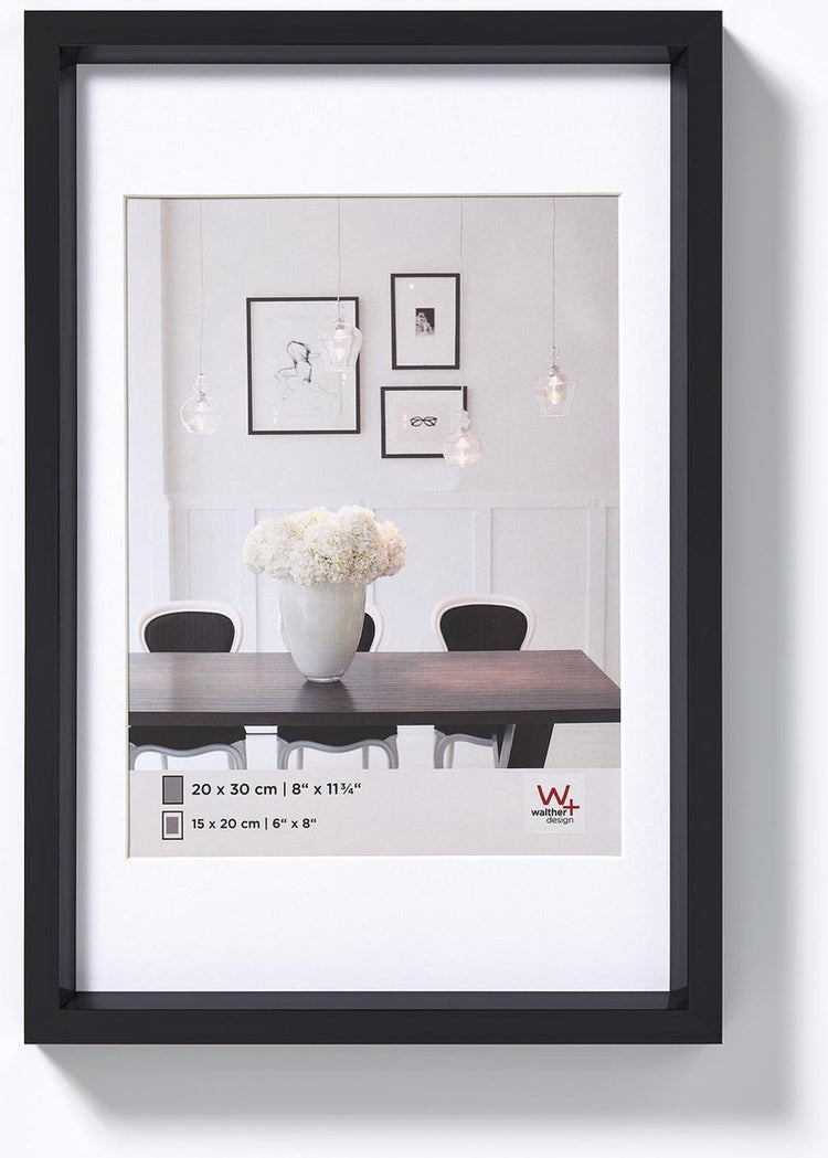 Walther Steel Style - Kunststoffrahmen - Fotogröße 50x70 cm - Schwarz