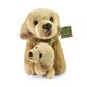 Plüsch Labrador Retriever mit Welpe 31cm e