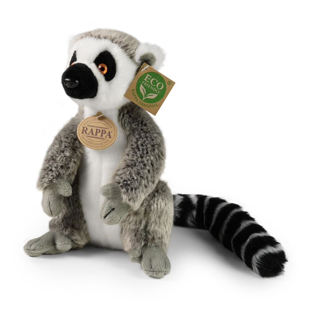 Plüsch-Lemur 22 cm umweltfreundlich