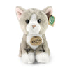 Plüsch graue Katze 18 cm umweltfreundlich