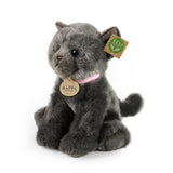 Plüschkatze grau 25 cm umweltfreundlich - afbeelding 2
