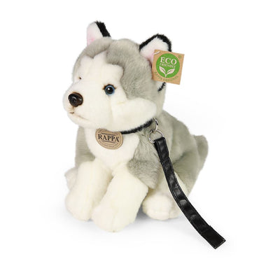 Plüsch-Husky-Hund 28 cm umweltfreundlich
