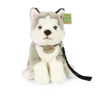 Plüsch-Husky-Hund 28 cm umweltfreundlich