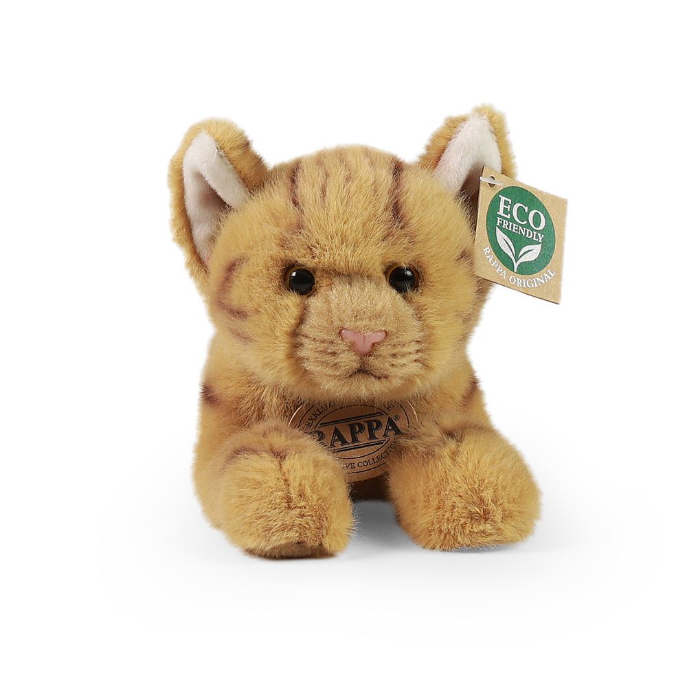 Plüsch braune Katze 20 cm umweltfreundlich