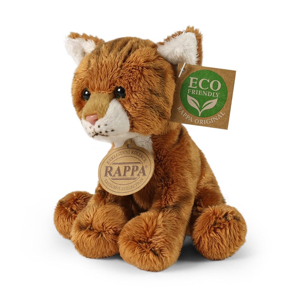 Plüsch rostige Katze 14 cm umweltfreundlich
