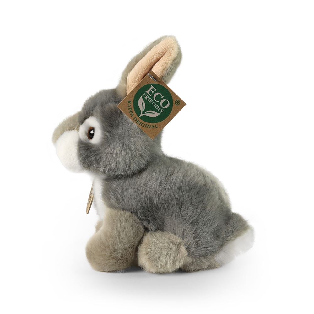 Plüsch grauer Hase 16 cm umweltfreundlich