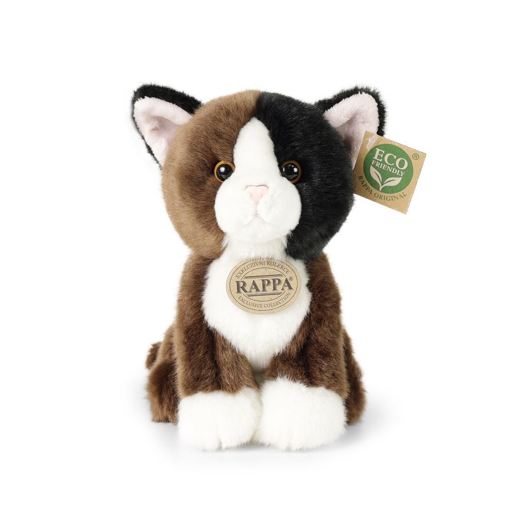 Plüsch dreifarbige Katze 18 cm umweltfreundlich