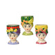 Decoris Blumentopf Frau mit Früchten 8,5x8,5x13,5cm