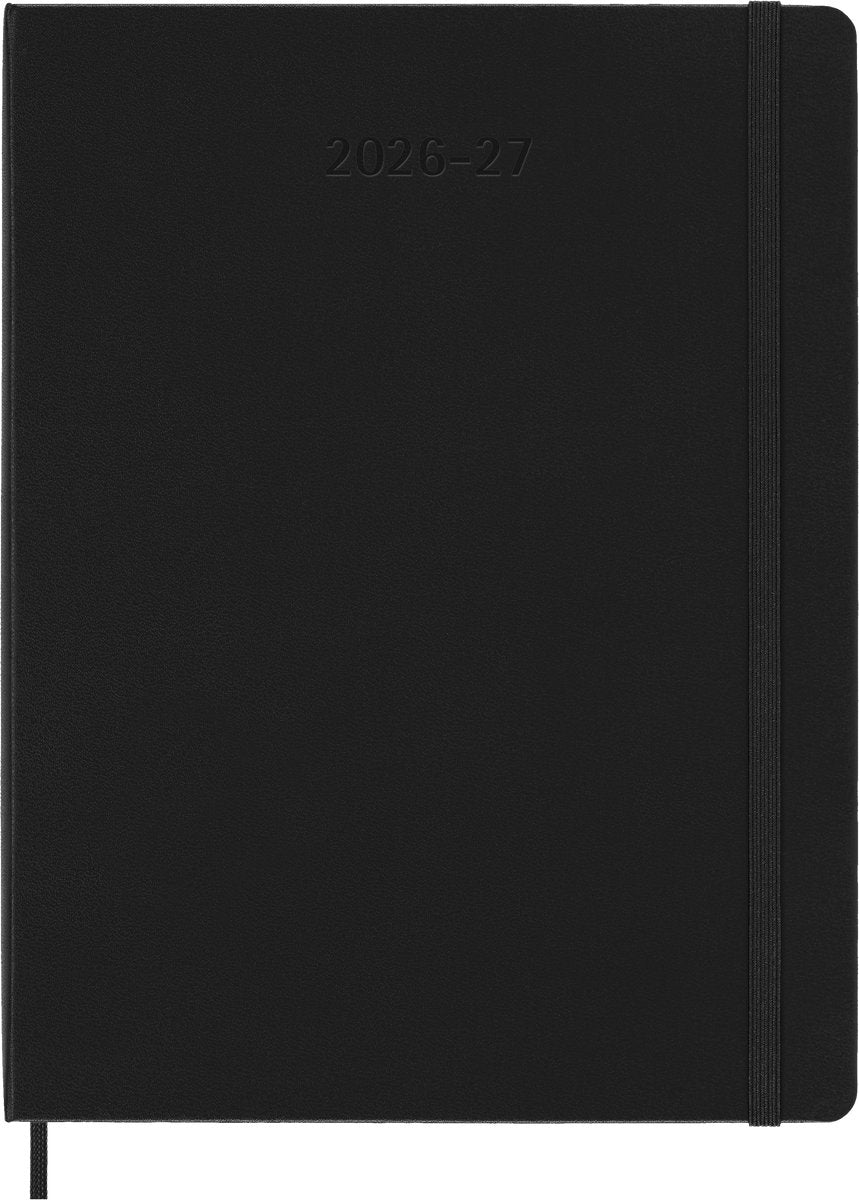 Moleskine 18-Monats-Tagebuch – 2026 27 – wöchentlich – XL – Hardcover – Schwarz
