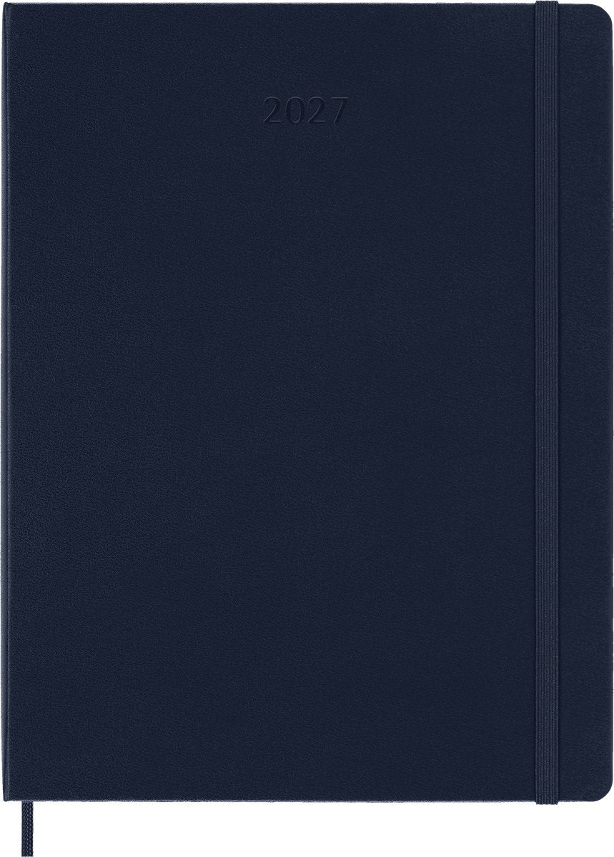 Moleskine 12-Monats-Tagebuch – 2027 – wöchentlich – XL – Hardcover – Saphirblau