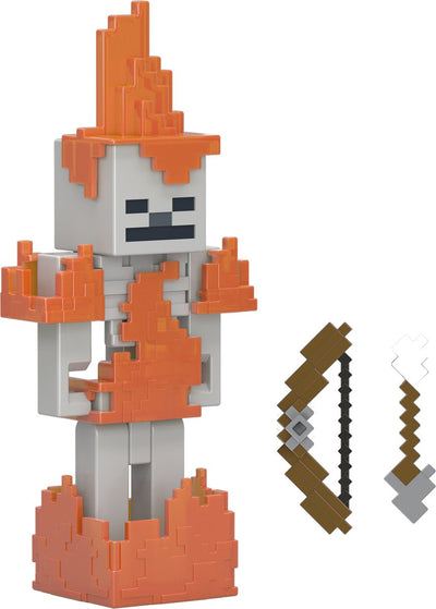 Minecraft-Skelett-Kernfigur, 6 Jahre, mehrfarbig, Kunststoff