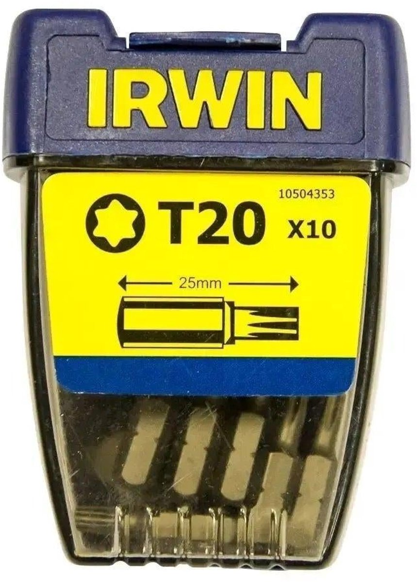 Irwin-Schraubenbit Torx T20 – 25 mm – 10 Stück
