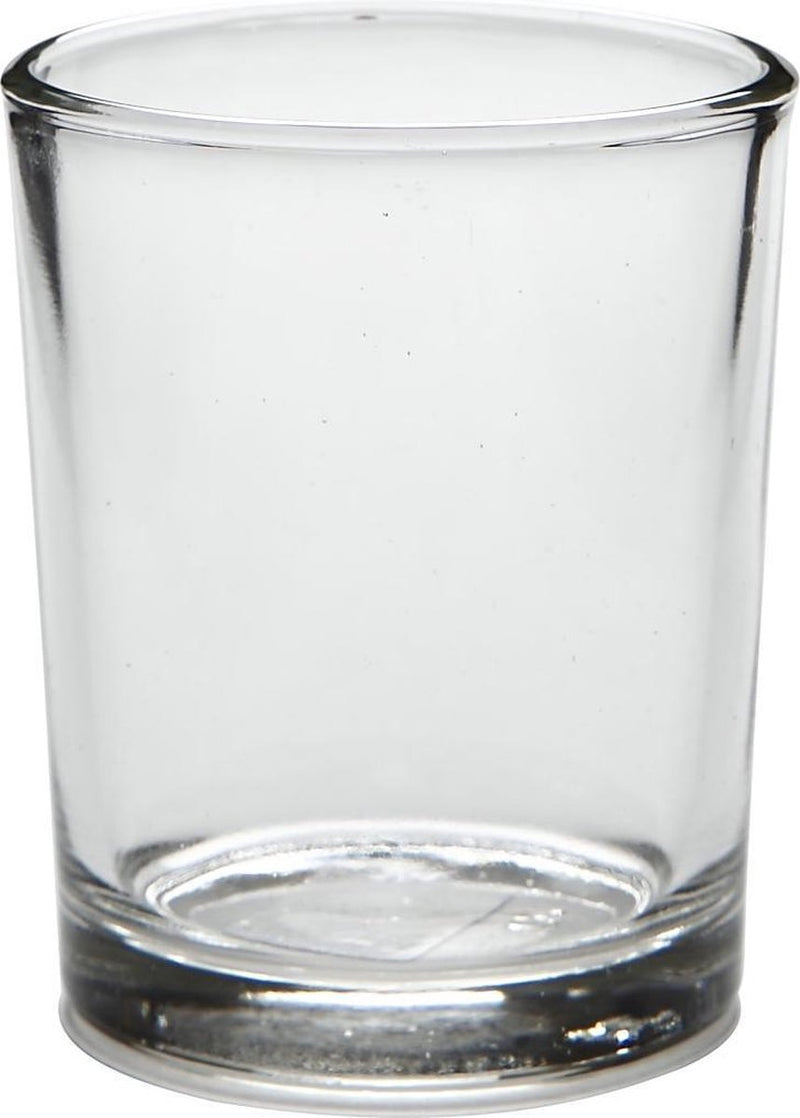 Creativ Company Teelicht, H: 6,5 cm, T 4,5-5,5 cm, 120 ml, 12 Stück 1 Box