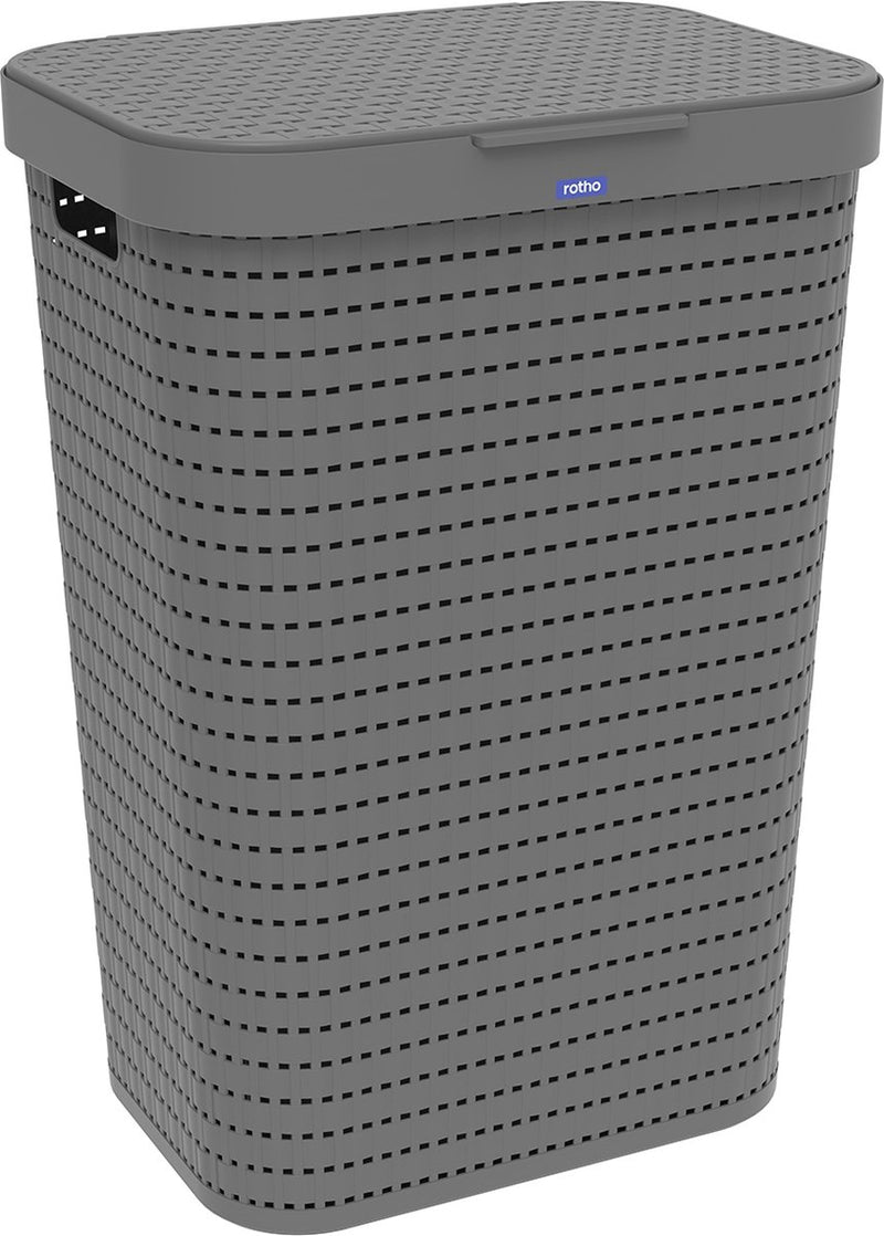 Rotho Rotho Country Waschkorb 55L Anthrazit