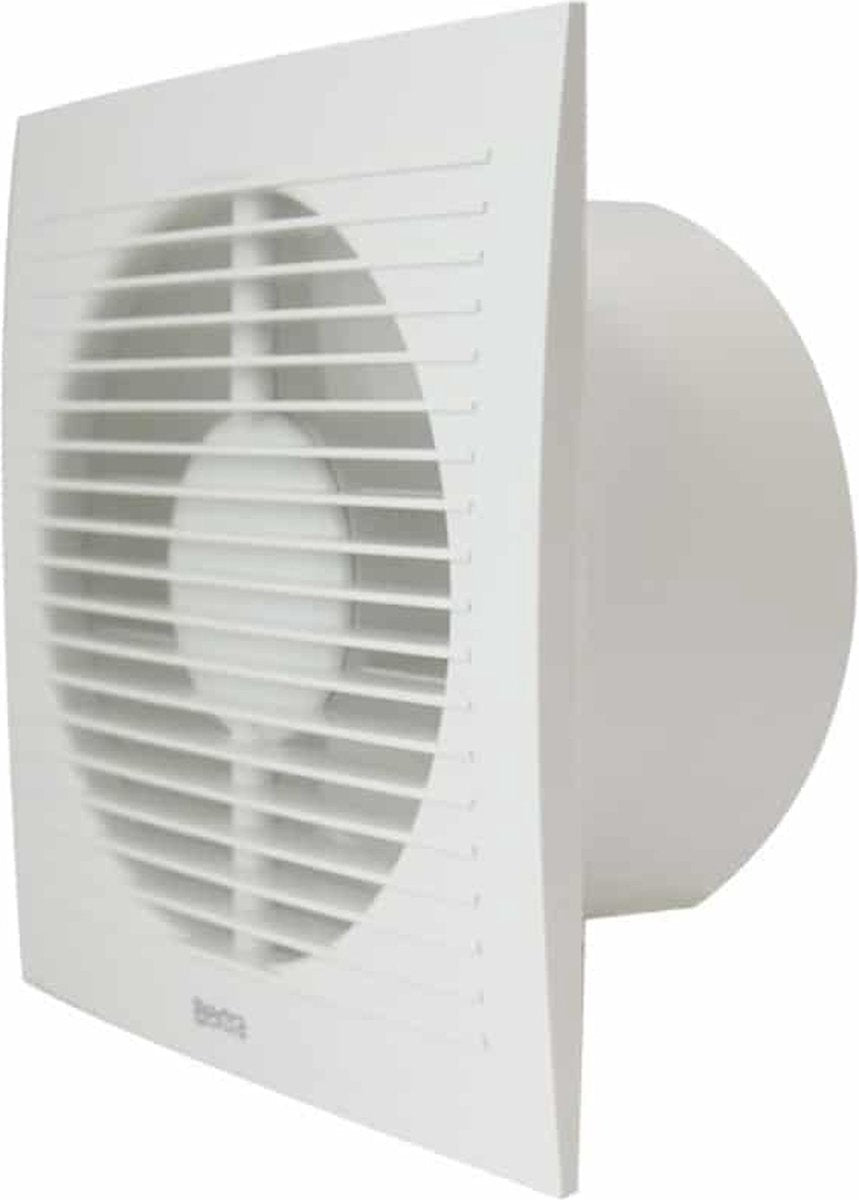 Europlast Badventilator 125 mm weiß mit Timer und Feuchtigkeitssensor – ee125ht