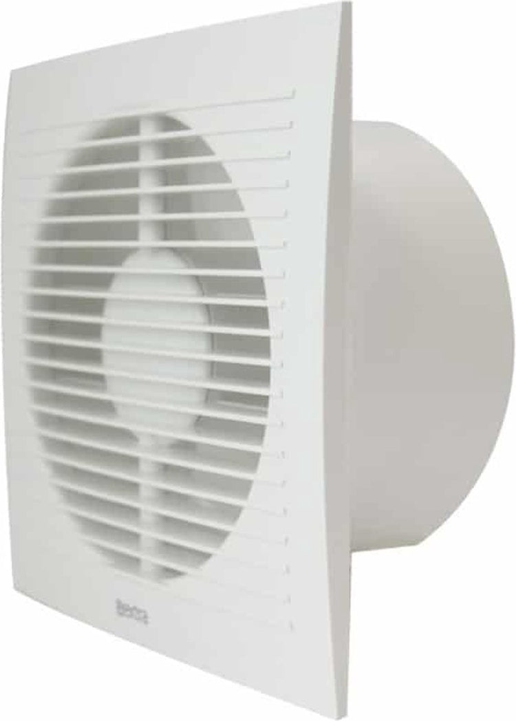 Europlast Badventilator 125 mm weiß mit Timer und Feuchtigkeitssensor – ee125ht