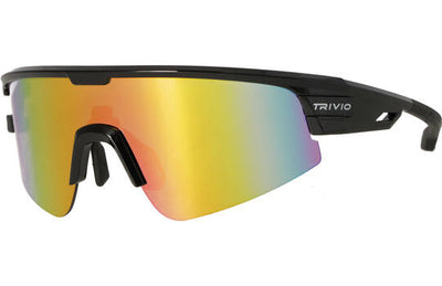 Trivio - Fahrradbrille Octo Black Revo Pink + Adapterstück für Korrektionsgläser