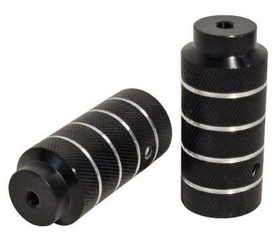 Asche Extenders Pegs BMX Freestyle 110 mm Stahl schwarz 2 Stück