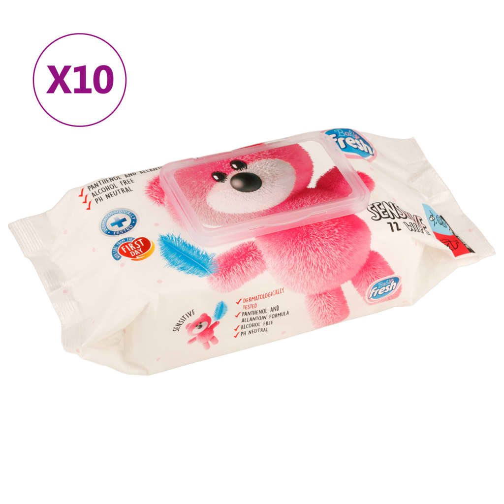Vidaxl Babytücher 10 Packs 720 Tücher
