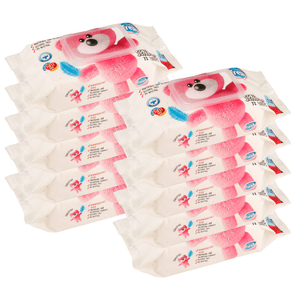 Vidaxl Babytücher 10 Packs 720 Tücher
