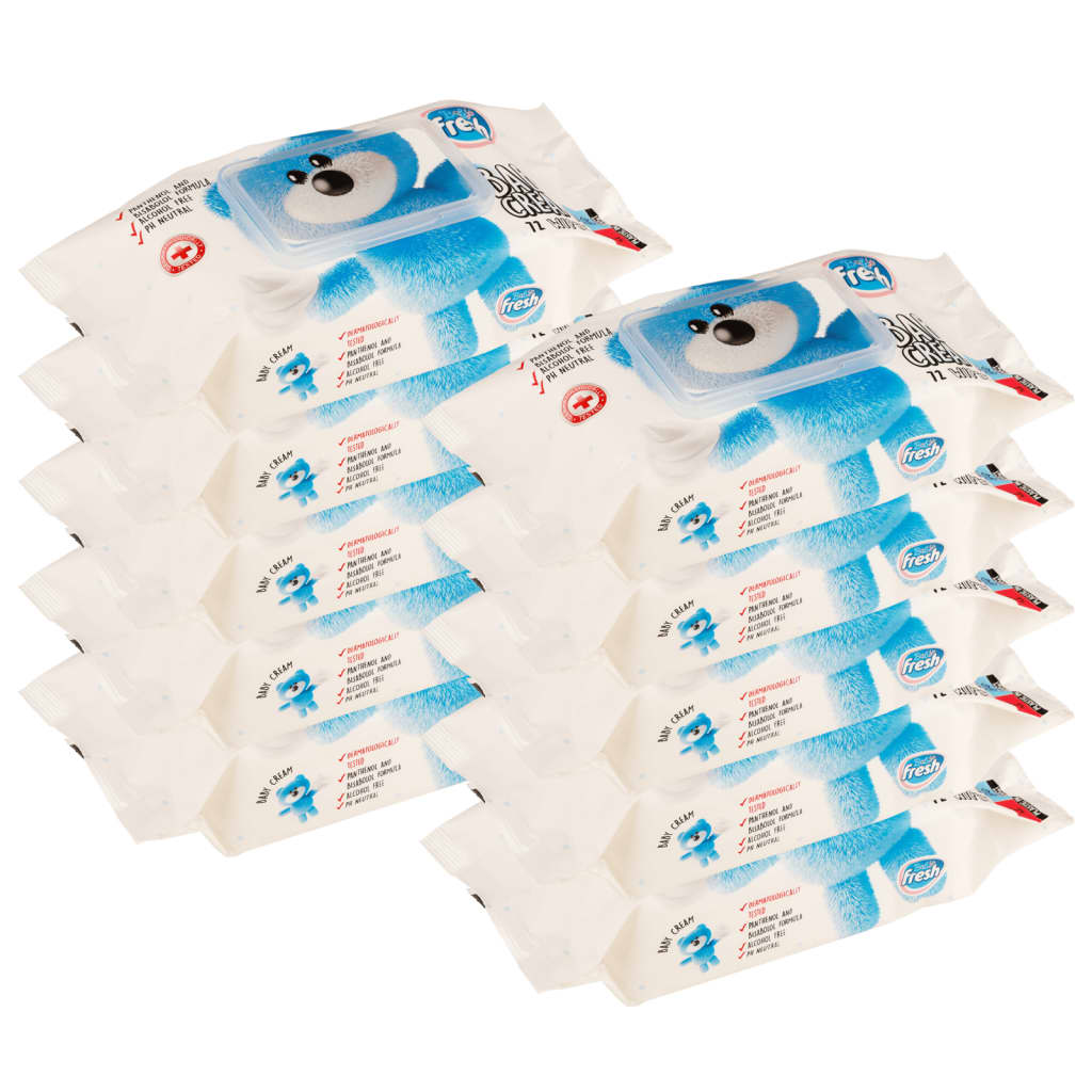 Vidaxl Babytücher 10 Packs 720 Tücher