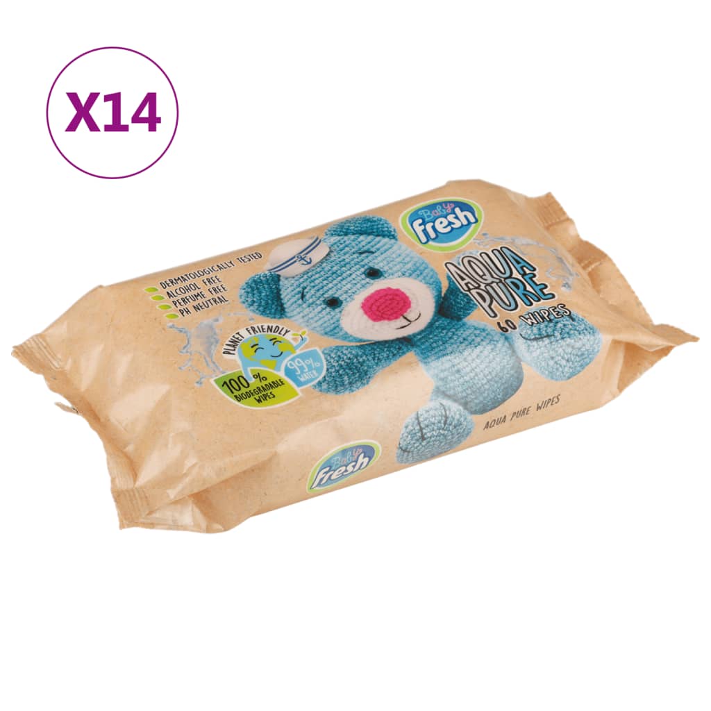 Vidaxl Babytücher 14 Packungen 840 Tücher