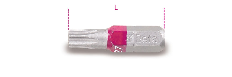 Beta 860RTX 27-Bit 1 4 Tampper resistent torx gefärbt