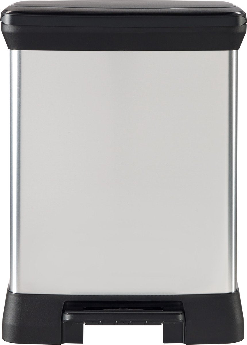 Curver Treteimer Deko 30 l Silber 240642