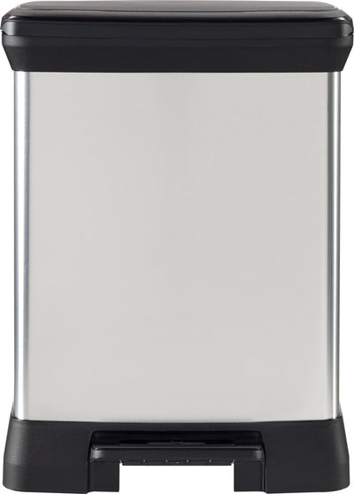 Curver Treteimer Deko 30 l Silber 240642