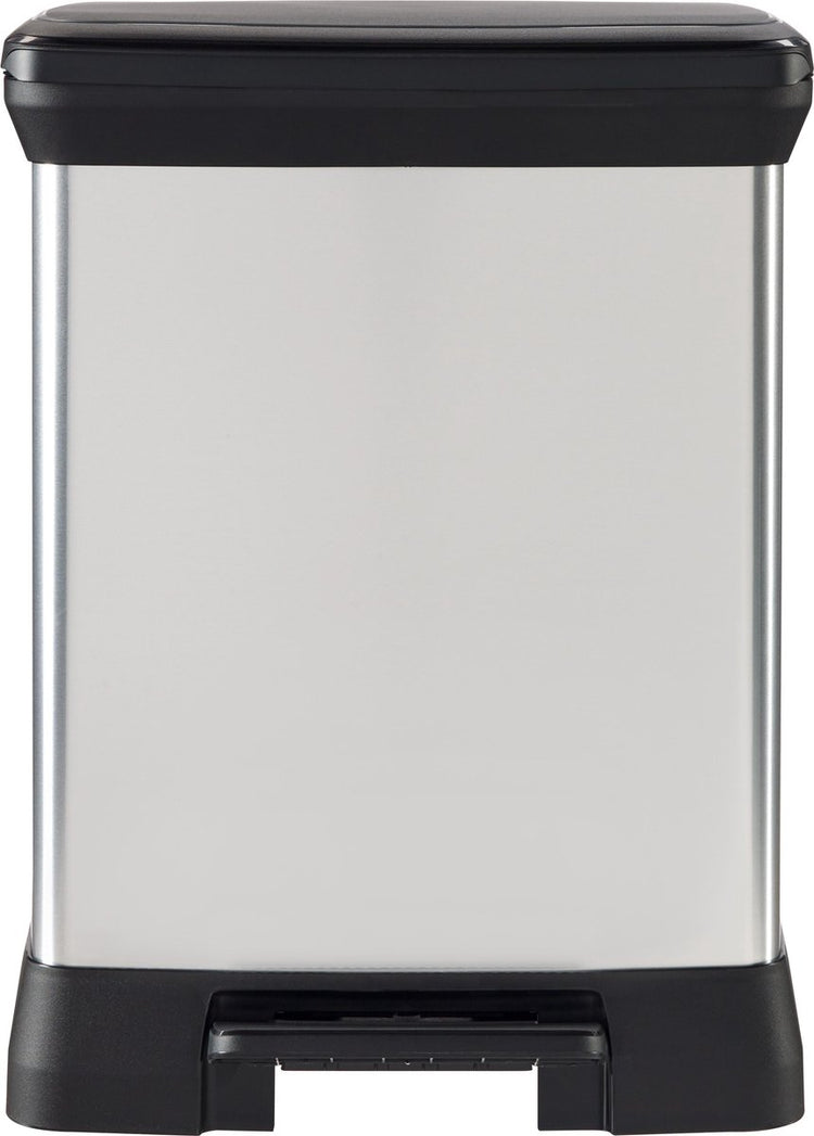 Curver Treteimer Deko 30 l Silber 240642