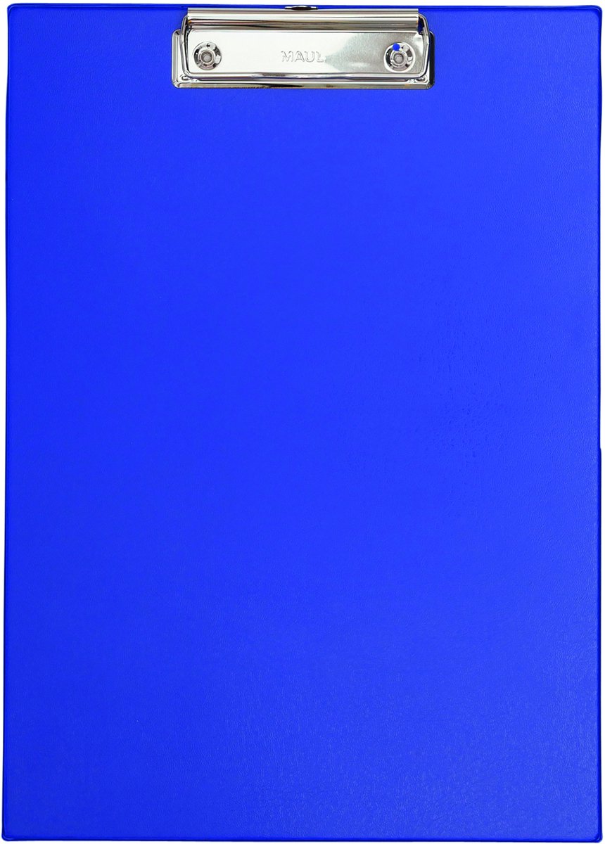 Maul Klemmbrett A4 stehend PVC blau | 12 Stück