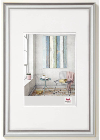 Walther trendstyle - Kunststoffrahmen - Fotogröße 13x18 cm - Silber