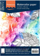 Sans Marque A4-Aquarellblock-Skizzenbuch ohne Markenzeichen, 100 Blatt, 200 Gramm, 21 x 30 cm – Aquarellpapier – Aquarellblöcke, Zeichenblöcke – Hobby-Malmaterialien
