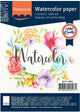 Florence Vaessen Aquarellpapier – gebrochenes Weiß – A5 – 300 Gramm – leichte Struktur – Textur – Florenz – 100 Blatt