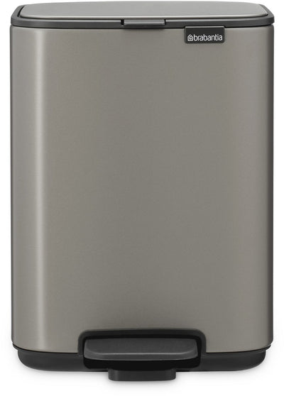 Brabantia Bo Treteimer – 4 Liter – Badezimmer – Platin