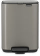 Brabantia Bo Treteimer – 4 Liter – Badezimmer – Platin