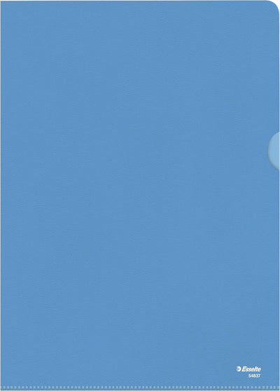 Esselte Standardansichtsordner A4 – 0,11 mm PP-Folie – 100 Stück – Blau