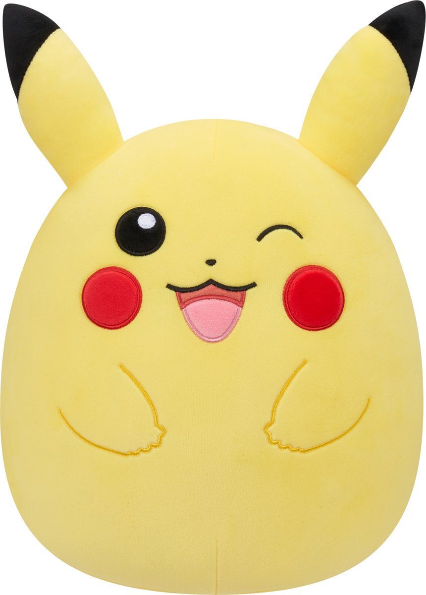 Squishmallows Pokémon Squishmallow – zwinkerndes Pikachu 25 cm