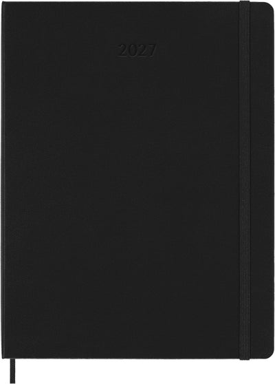 Moleskine 12-Monatskalender – 2027 – Smart Professional Weekly – vertikal groß – Hardcover – Schwarz