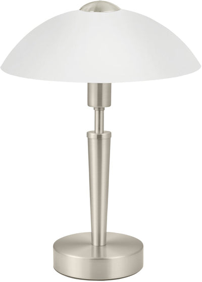 Eglo Solo 1 Tischleuchte - E14 - 26 cm - Grauweiß - dimmbar