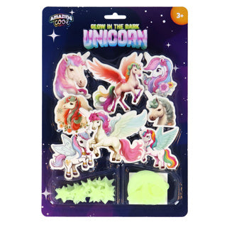 Erstaunliches cooles Einhorn -Glühen im dunklen Set