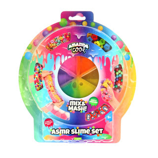 Erstaunliches cooles Rad-Einhorn-Schleim-Mix-Set | 6 Stück