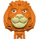 Splats Kopf orange Löwe 11 cm | 3 Stück