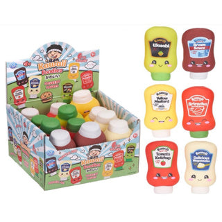 Kawaii Foodies Squishy Saucen 10cm 6 sort. | 12 Stück