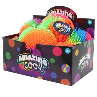 Erstaunliche coole Puffeball 20 cm Regenbogen -Assorti