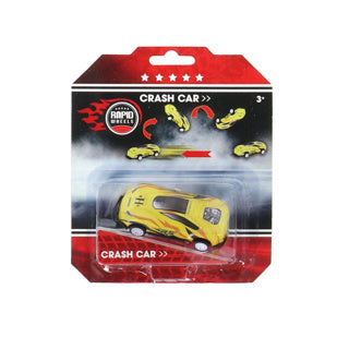 Rapid Wheels Crash Car mit Reibung und 360 ° Spin und Salto Assorti