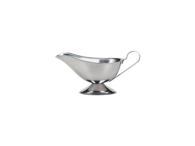 Sauciere aus Edelstahl zu Fuß, 140 ml