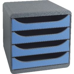 Kommode Exocompta Big-Box Polystyrol 4 Schubladen