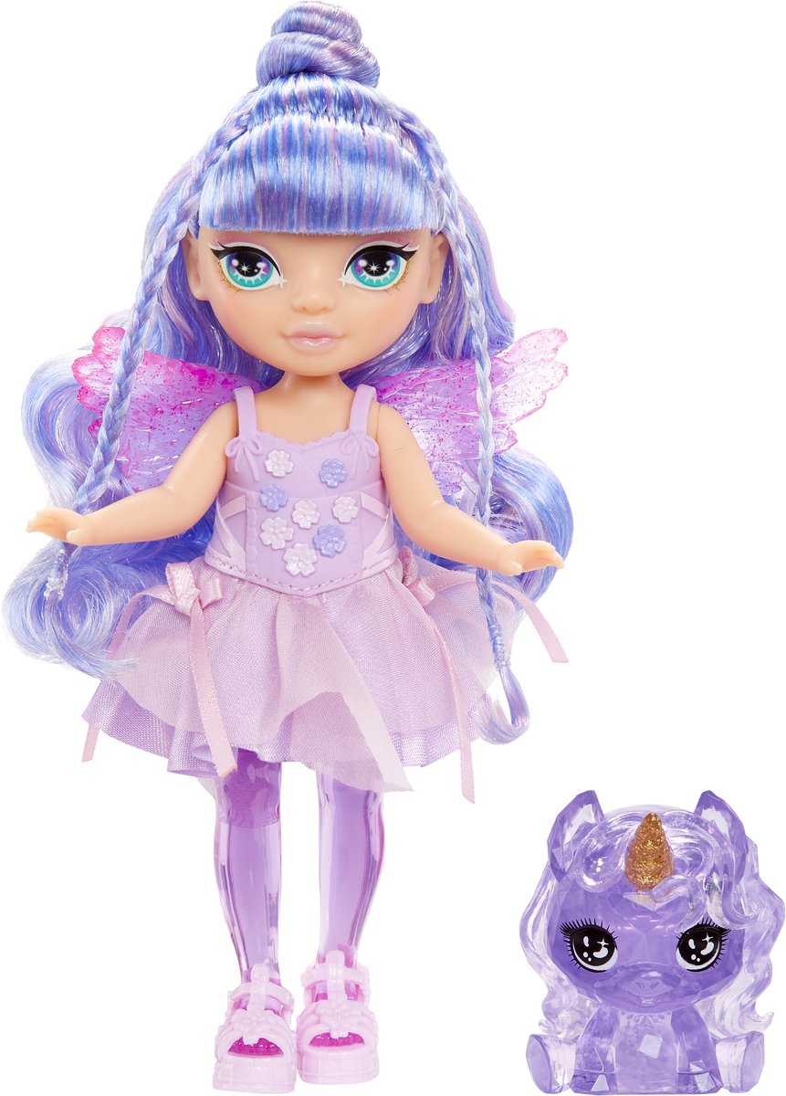 Rainbow High Littles Regenbogen-Fantasie-Feenpuppe – Amethyst (lila)
