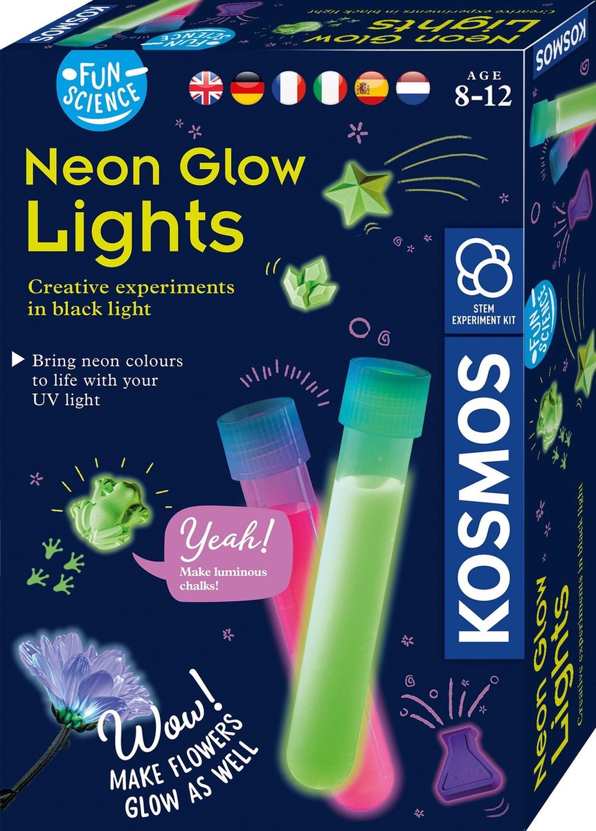 Cosmos Neon Glow Experimente